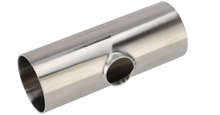 Alfa Laval DIN-150/DIN-200 Short Reducing Tee (RTK) Hygienic DIN Fitting, 316L, 0.8Ra/1.6Ra/HSF2 (Int./Ext.), DIN-11852