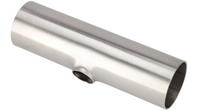 Alfa Laval 101.6mm/152.4mm Reducing Tee Hygienic Fitting, 316L, Raw/Polished (Int./Ext.), BS-4825