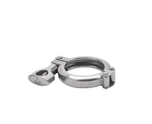 Alfa Laval 6" 13MHHM Clamp Ring Tri-Clover® Hygienic, 304L, Double Hinged