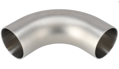 Alfa Laval DIN-40 Bend 180° Hygienic Fitting, 304L, Raw/Semi Bright (Int./Ext.). Compatible with DIN