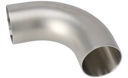 Alfa Laval DIN-40 Bend 180° Hygienic Fitting, 304L, Raw/Semi Bright (Int./Ext.). Compatible with DIN