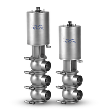 Alfa Laval 1.5" Reverse Acting Unique Single Seat Valve, 316L, 0.8/Blasted (Int./Ext.), Normally Open, Change Over, EPDM, Body Type 211, Weld End