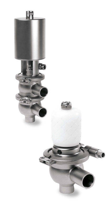 Alfa Laval Unique Small Single Seat Valve, 316L, 0.5Ra/Blasted (Int./Ext.), FPM, Weld End