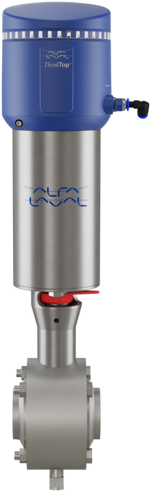 2.5" Alfa Laval Leakage Detection Butterfly Valve, 316L, EPDM, ISO, Weld / Weld. Incl 1.1 Handle, 2 Position, Type A Kit