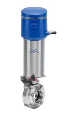 1" Alfa Laval LKB Type Butterfly Valve, 304L Stainless Steel Construction, EPDM Seal, ISO Weld / Weld End Connections
