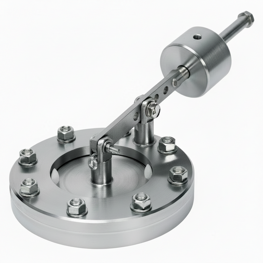 Alfa Laval SCANDI BREW® 16" (400 mm), 4 Bar Flange-Mounted Anti Vacuum Safety Valve, 100 mm H2O, 304L, 0.8Ra/1.6Ra (Int./Ext.), NBR