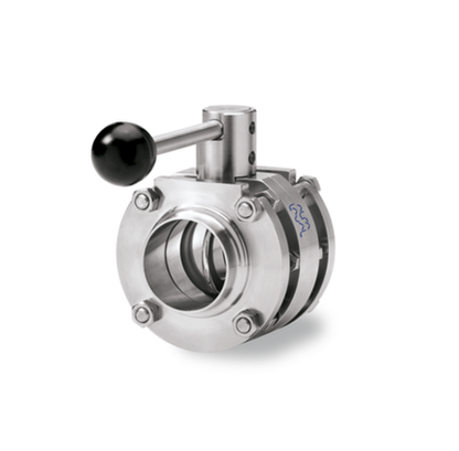 Alfa Laval 2" Butterfly Valve LKB-F ISO Q (Silicone), 304L, Weld/Weld