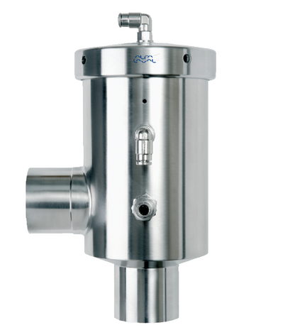 2" (51mm), Alfa Laval SCANDI BREW® Pressure Exhaust, Regulating Valve, Compatible With Weld End ISO-2037 Accessories.