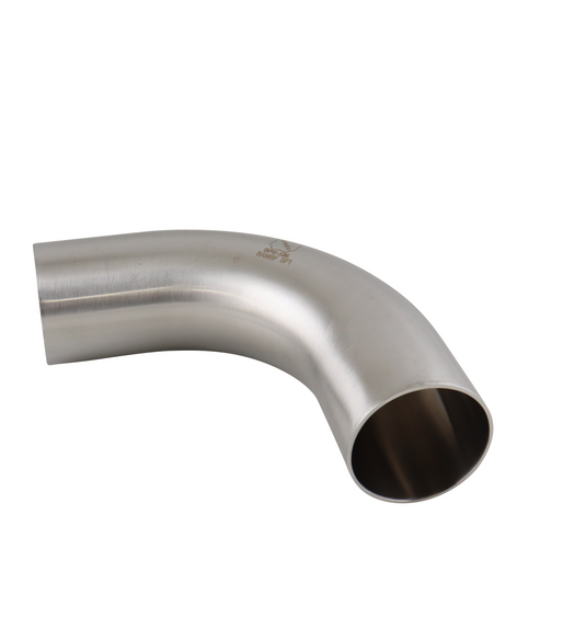 Alfa Laval 1" B2S Bend 90° Tri-Clover® Hygienic, 304L, 0.8Ra/Polished (Int./Ext.),Weld, 3A