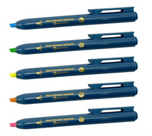 Detectamet Retractable Highlighters (Pack of 5)