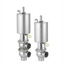Alfa Laval 3" Aseptic Unique Single Seat Valve, 316L, 0.8/Blasted (Int./Ext.), Normally Closed, Shut Off, EPDM, Body Type 300, Weld Ends