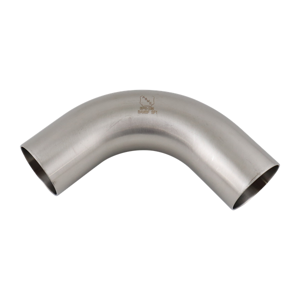 Alfa Laval 3" B2S Bend 90° Tri-Clover® UltraPure Tube, Weld, 316L, 20Ra/Polished/SF1 (Int./Ext.), ASME BPE