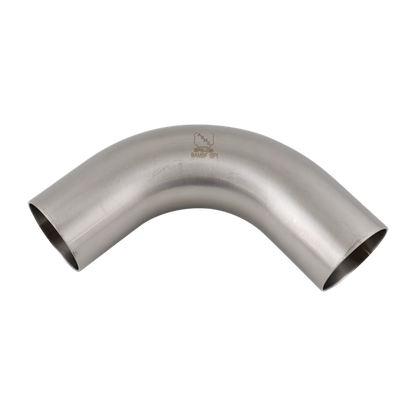 Alfa Laval 3" B2S Bend 90° Tri-Clover® UltraPure Tube, Weld, 316L, 20Ra/Polished/SF1 (Int./Ext.), ASME BPE