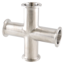 Alfa Laval 1" B9MP Cross Tri-Clover® Hygienic, 316L, 0.8Ra/Polished (Int./Ext.), Weld, 3A