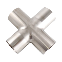 Alfa Laval 4" B9WWWW Cross Tri-Clover® Hygienic, 316L, 0.8Ra/Polished (Int./Ext.), Weld, 3A