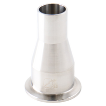 Alfa Laval 3/4" x 1/2" B31S-14MP Concentric Reducer Tri-Clover® UltraPure, Clamp/Clamp, 316L, 0.5Ra/Polished/SF1 (Int./Ext.), ASME BPE