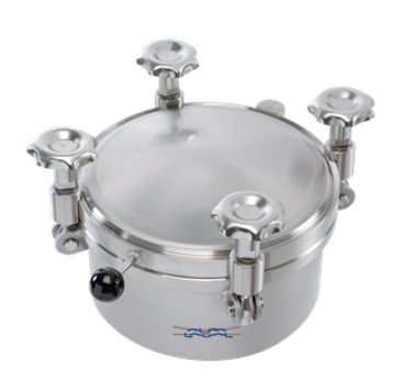 Alfa Laval 500 mm HLSD-2  Manway, 5.7 Bar, 8 Bolts, 50°C, FEP/Q (Silicone)