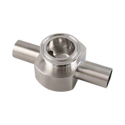 Alfa Laval 1/2" x 1½" B7IWWMS (Reducing) Tee Tri-Clover® UltraPure Instrument, Weld, 316L, 0.4EP³/Polished/SF4 (Int./Ext.), ASME BPE