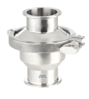 Alfa Laval DIN-40 LKC UltraPure Non-Return Valve, Clamp Ends, 316L, 0.5Ra/0.8Ra (Int./Ext.), DIN, FPM