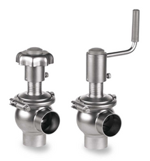 Alfa Laval 1.5" Manually Operated Unique Single Seat Valve, 316L, 0.8/Blasted (Int./Ext.), Change Over , EPDM, ISO, Body Type 210, Weld Ends