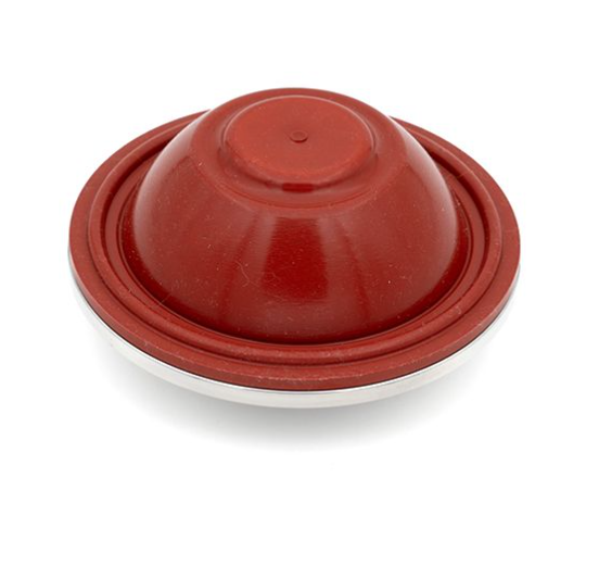 2" Pipetite Pre-Sure™ Cap Red Silicone Diaphragm