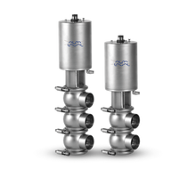 Alfa Laval Reverse Acting Unique Single Seat Valve, 316L, 0.8/Blasted (Int./Ext.), Change Over, EPDM, Body Type 111, Weld End
