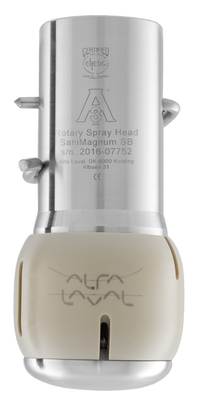Alfa Laval 2" SaniMega SB Rotary Spray Head, 360° (High Flow), Clip-On, BPE US, 3A *POA**