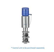 Alfa Laval Tangential Unique Single Seat Valve, 316L, 0.8/Blasted (Int./Ext.), Normally Closed, Change Over, EPDM, Weld End