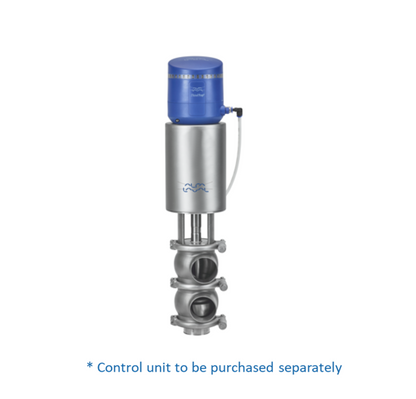 Alfa Laval Tangential Unique Single Seat Valve, 316L, 0.8/Blasted (Int./Ext.), Normally Closed, Change Over, EPDM, Weld End