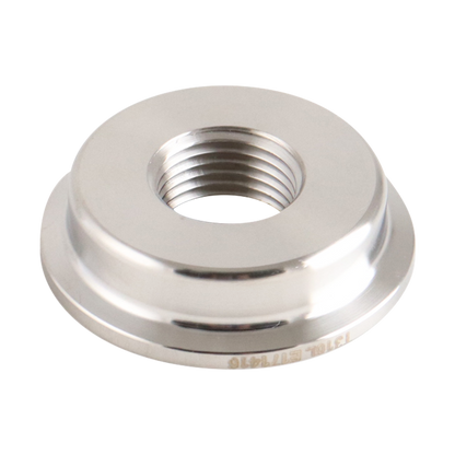 Alfa Laval 1" x 1/2" 23BMP Thermometer Cap Tri-Clover® Hygienic, 316L, 0.8Ra/Polished (Int./Ext.) Tapped with NPT Thread, 3A