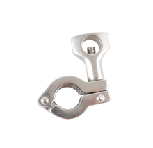 Alfa Laval 1/2"-3/4" A13MHM Clamp Ring Tri-Clover® Hygienic, 304L, Single Hinge