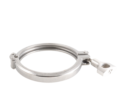 Alfa Laval 4" 13MHHM Clamp Ring Tri-Clover® Hygienic, 304L, Double Hinged