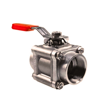 1" Worcester® A44 Series Ball Valve, 316L, PTFE Seats and Seals, Butt Weld. Suits OD (Ext.) Tube c/w Manual ¼ Turn Lever A99503