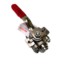 2" Worcester® Ball Valve, 316L, PTFE Seats and Seals, Butt Welded Ends. Suits OD (Ext.) Tube c/w Manual ¼ Turn Lever A99613