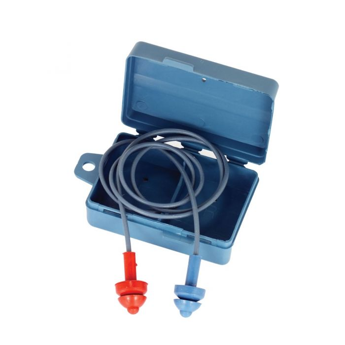 Detectamet - Blue Metal Detectable Earplug Storage Box (Pack of 25 ...